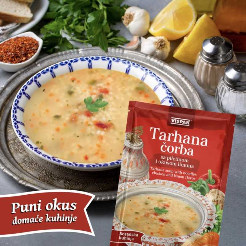 Tarhana čorba s piščancem Vispak 80 g - zmes za tarhana juho z limono