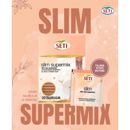 Slim čaj Seti Supermix 20 filter vrečk zeleni čaj meta cimet pakiranje