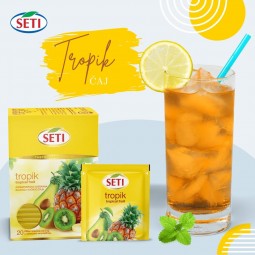 Hibiskus čaj Seti Tropik 20 filter vrečk sadni čaj ananas jabolko pakiranje