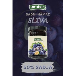 Slivov sadni namaz Himber tekstura 50 odstotkov sadja