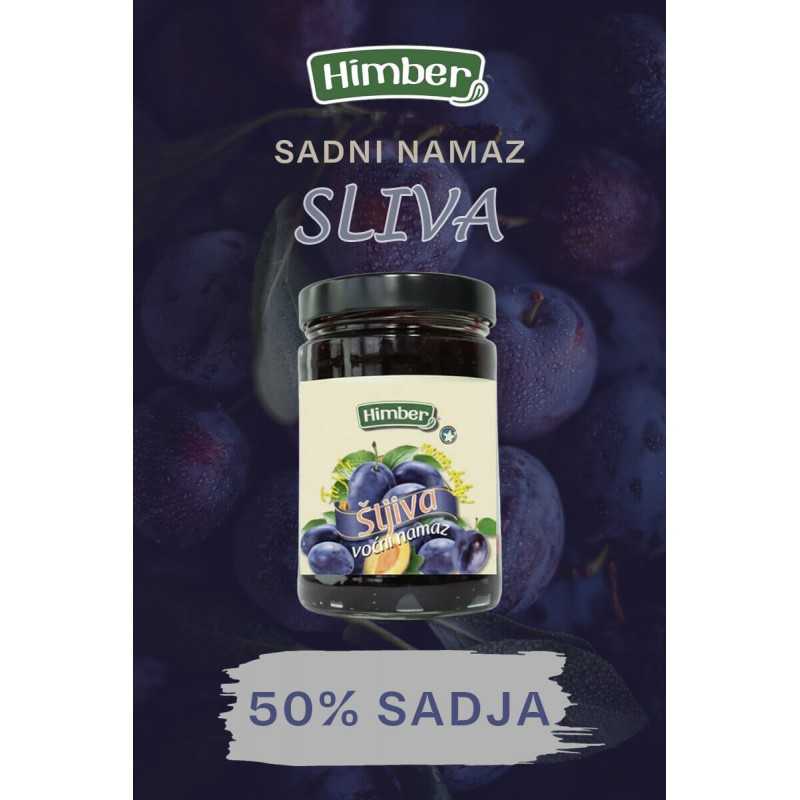 Slivov sadni namaz Himber tekstura 50 odstotkov sadja